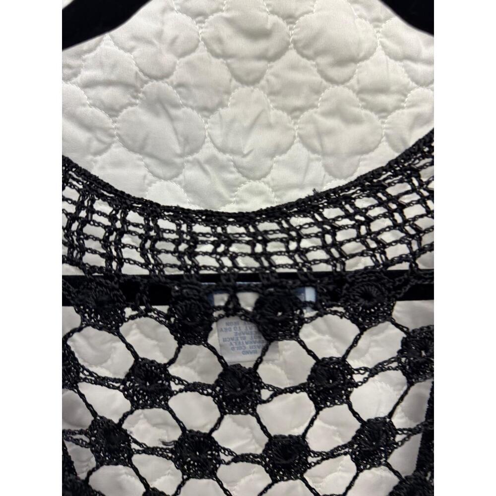 NEW!!! Half Moon Bay White Crochet Sweater Swim Cover Up Size 1X - Picture 7 of 10